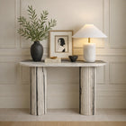 Petra Marble Table Lamp in White at ORE Lighting, Australia
