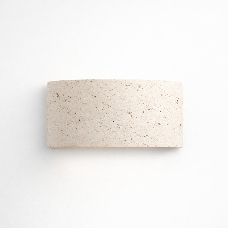 Pulse Travertine Up/Down Wall Light