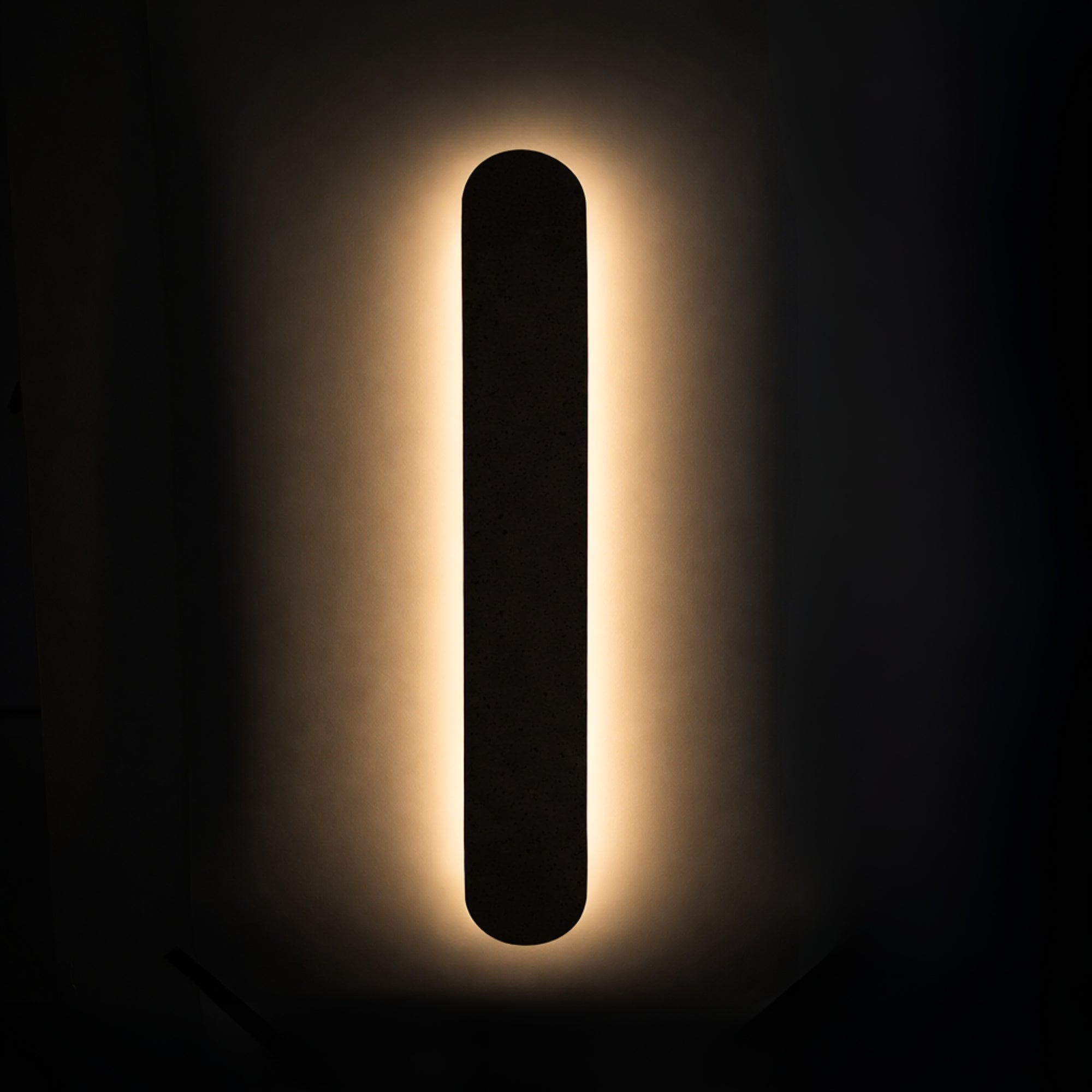 Pulse Travertine Long Shadow Wall Light