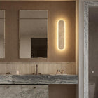 Pulse Travertine Long Shadow Wall Light
