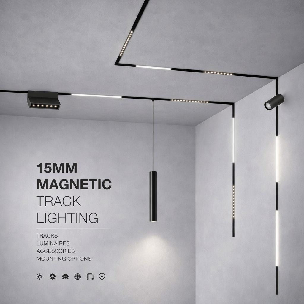 Ray Surface Mounted Micro Magnetic Track Lighting