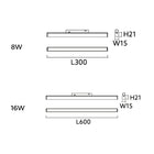 Ray Architectural Micro Magnetic Diffused Linear Light