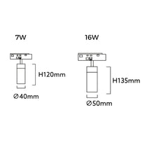 Ray Micro Magnetic Track Spotlight