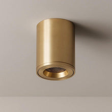 Nero Solid Pure Brass LED Downlight CRI90 Dimmable