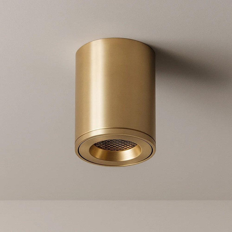 Nero Solid Pure Brass LED Downlight CRI90 Dimmable