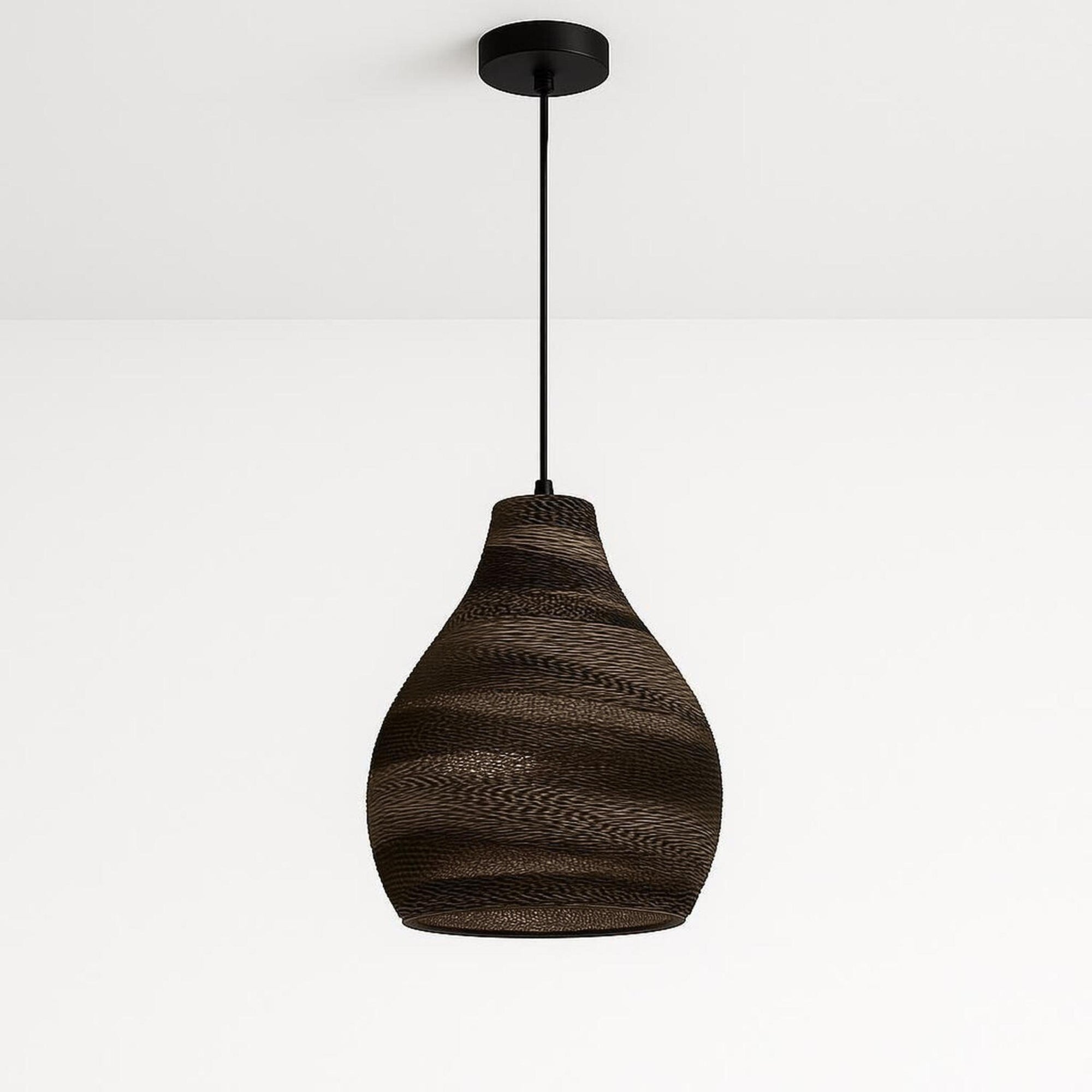 Solis Recycled Cardboard Pendant Light Cone