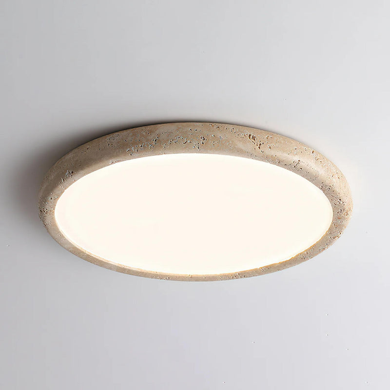 Soluna Travertine Oyster Light