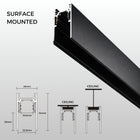 Line Surface Mounted Magnetic Track Lighting