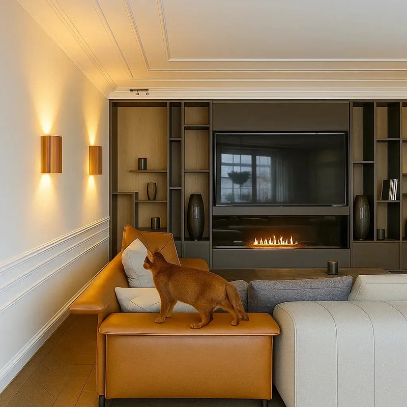 Terra Terracotta Concrete Up Down Wall Light at ORE Lighting, Australia