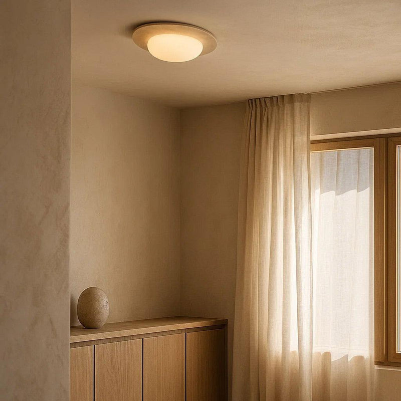 Thalos Travertine Oyster Light
