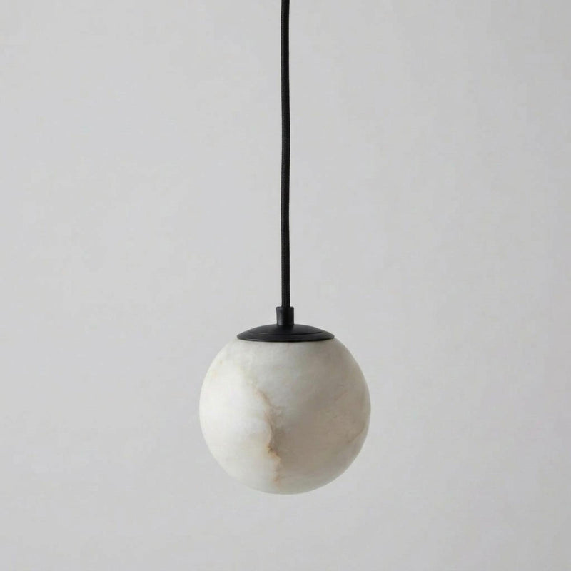 Varenna Alabaster Pendant Light Black