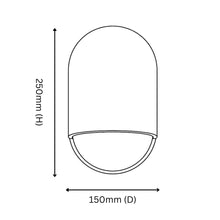Vion Ceramic Outdoor Wall Light IP65