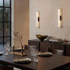 Voss Black Alabaster Indoor Wall Light