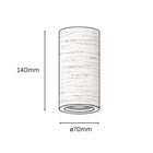 Wisp Travertine Surface Mounted Downlight Natural Stone
