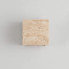 Wisp Travertine Cube Up/Down Wall Light Natural