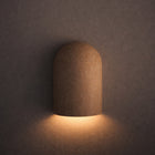 Wisp Travertine Curved Up or Down Wall Light in Natural