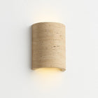 Wisp Travertine Up/Down Wall Light in Natural Stone