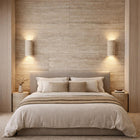 Wisp Travertine Up/Down Wall Light in Natural Stone