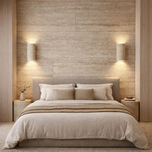 Wisp Travertine Up/Down Wall Light in Natural Stone