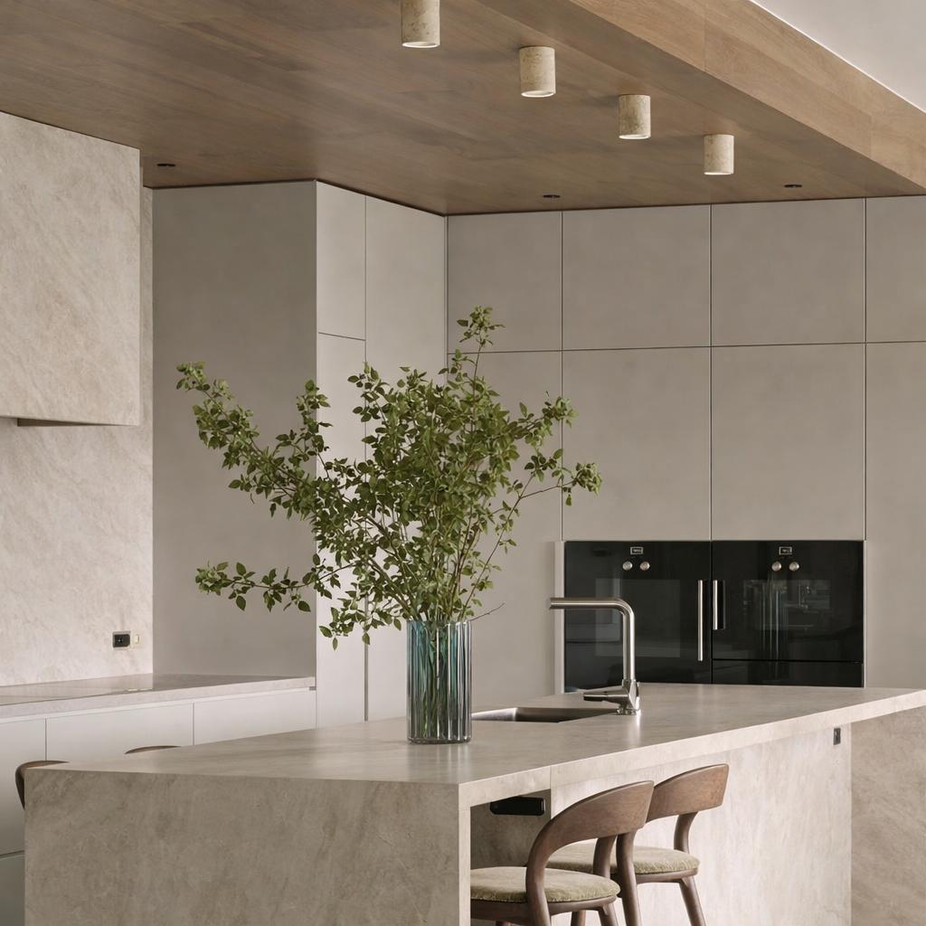 Wisp Travertine Surface Mounted Downlight Natural Stone