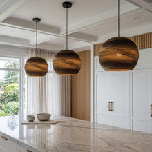 Zanora Round Recycled Cardboard Pendant Light