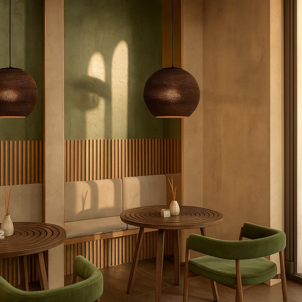 Zanora Recycled Cardboard Pendant Light Round