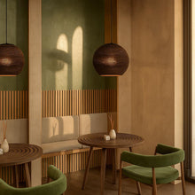 Zanora Recycled Cardboard Pendant Light Round