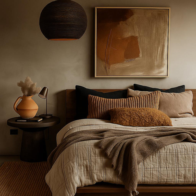 Zanora Recycled Cardboard Pendant Light Round