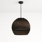 Zanora Recycled Cardboard Pendant Light Round