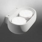 Zen White Plaster Double Wall Light 20w CCT Dimmable