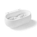 Zen White Plaster Double Wall Light 20w CCT Dimmable