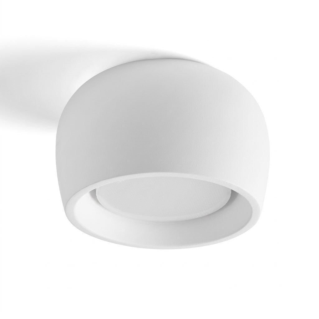 Zen White Plaster Surface Mounted Downlight 10w CCT Dimmable