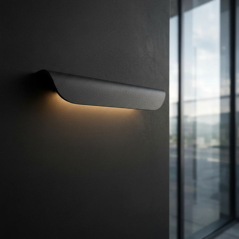 Ledge Cement Wall Washer Black