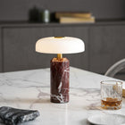 Avra Aubergine Marble Touch Table Lamp