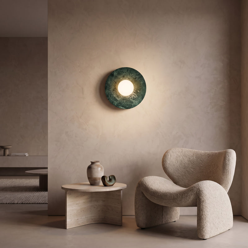 Brina Verde Guatemala Marble Wall Sconce