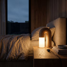 Arch Wood Table Lamp
