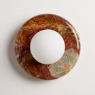 Bruma Jade Onyx Stone Wall Sconce