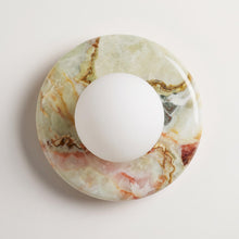 Bruma Jade Onyx Stone Wall Sconce